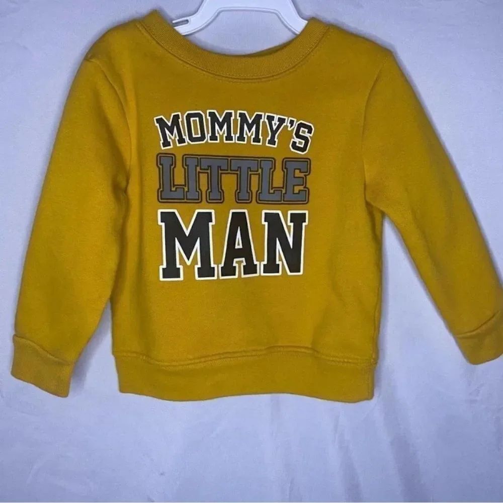 “Mommy’s Little Man” sweatshirt Size 18M